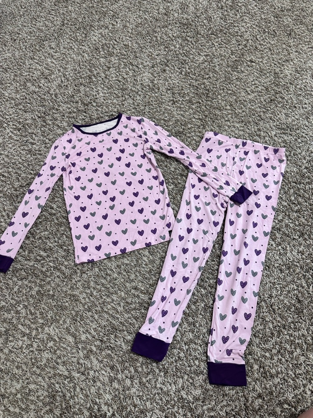 Sweet Bamboo size 10 girls pajama set
